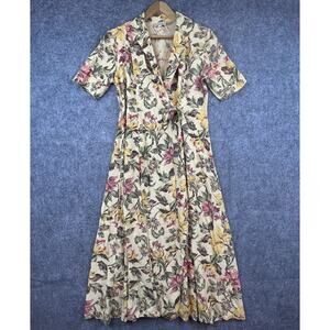 Vintage David Dart Dress Small Peasant Cottage Farm Country Secretary Prairie